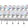 Synthetic Moonstone Beads Strands G-P528-J02-13-4
