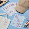 Snowflake Pattern Hotfix Rhinestones DIY-WH0430-205B-5