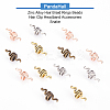 40Pcs 4 Colors Zinc Alloy Hair Braid Rings Beads PALLOY-PH0001-89-6