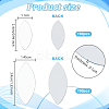 200Pcs 2 Styles Mirror Surface Mosaic Tiles Glass Cabochons DIY-OC0012-43-2