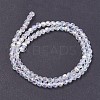 Electroplate Glass Beads Strands EGLA-F120-AB-A09-2