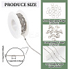 DIY 304 Stainless Steel Figaro Chain Necklaces Bracelet Making Kit DIY-TA0009-99-3