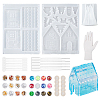 DIY 3D House Silicone Molds Kits DIY-OC0002-96-1