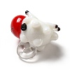 Handmade Lampwork Pendants LAMP-G156-19B-4