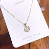 925 Sterling Silver Pendant Necklaces NJEW-BB34928-G-1