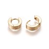 304 Stainless Steel Huggie Hoop Earrings LS-EJEW-O087-09E-2