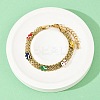 304 Stainless Steel Cable Chain Bracelets BJEW-G747-07G-2