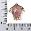 Natural Strawberry Quartz Pendants G-U019-02G-06-3