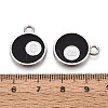 Alloy Enamel Pendants ENAM-N062-12P-3