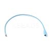 Baking Paint Stainless Steel Cable Wire Keychain AJEW-WH0413-15J-2