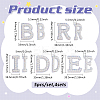 Rhinestone with Plastic Pearl Cloth Embroidery Sew on Appliques PATC-WH0008-142D-2
