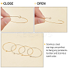 60Pcs 2 Colors 316 Surgical Stainless Steel Wine Glass Charms Rings STAS-DC0001-45-4