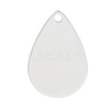Transparent Acrylic Blank Pendants TACR-Z003-01D-1