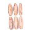 Two Tone Opaque Acrylic Imitation Gemstone Beads OACR-T033-09A-1