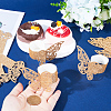 Butterfly Paper Napkin Rings AJEW-WH0348-03A-3