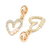Alloy Enamel European Dangle Charms AL-CBAC2D3-16G-2