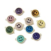 Natural & Synthetic Mixed Stone Connector Charms G-G977-07-2