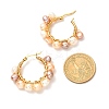 4 Pairs Vintage Natural Pearl Beads Earrings for Girl Women EJEW-JE04643-6