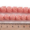 Synthetic Coral Flower Rose Beads Strands CORA-U001-01B-02-4