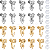 20Pcs 2 Colors 316 Surgical Stainless Steel Clip-on Earring Findings STAS-BBC0008-58A-7