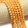 Natural Malaysia Jade Beads Strands G-L645-A01-4mm-10-3