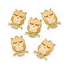Painted Alloy Pendants PALLOY-P288-01G-03-3