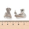 304 Stainless Steel Stud Earrings EJEW-M073-02P-3