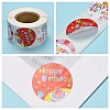 3 Roll 3 Style Self Adhesive Paper Stickers DIY-SZ0003-07-5