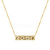 Colorful Gemstones Necklaces EB3362-4-1
