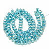 Electroplate Glass Beads Strands EGLA-Q094-A09-2