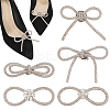 5Pcs 5 Styles Bowknot Iron Brooches for Backpack Clothes JEWB-AR0001-18-1