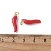 Brass Enamel Pendants KK-D336-05G-05-3