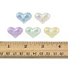 40Pcs UV Plating Rainbow Iridescent Acrylic Beads OACR-FS0002-25-5