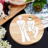 3D Plastic Self-Adhesive Man & Woman Pattern Mirror WC Sign DIY-WH0308-145C-5