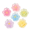 Transparent Resin Pendants RE-CBA5F64-02-1