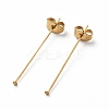 Ion Plating(IP) 304 Stainless Steel Flat Head Pins STAS-I315-B05-G-1