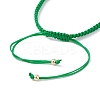 Big Evil Eye Braided Bead Bracelet BJEW-JB07109-6