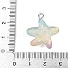 Ocean Theme Transparent Resin Pendants RESI-I351-03P-05-3
