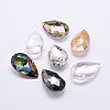 Electroplate Glass Pendants X-EGLA-K011-03-1