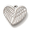 Anti-Tarnish 304 Stainless Steel Pendants STAS-P371-096F-P-1