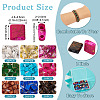 180Pcs 9 Colors 2-Hole Drawbench Glass Seed Beads SEED-TA0001-06-4