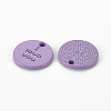 Spray Painted Alloy Charms for Valentine's Day PALLOY-Q433-027E-RS-2