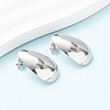 304 Stainless Steel Stud Earrings EJEW-I323-01P-05-1