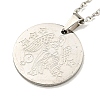 Non-Tarnish Constellation Pendant Necklaces LS-NJEW-S422-04P-06-2