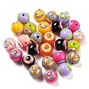Opaque Acrylic Beads OACR-E026-01-1