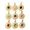Natural Mixed Gemstone Pendants STAS-C120-11G-1