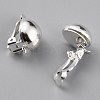 Brass Clip-on Earring Findings KK-O131-03S-A-2