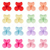 24Pcs 8 Styles Cherry Food Grade Eco-Friendly Silicone Focal Beads SIL-TA0003-06-1