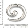 304 Stainless Steel Big Pendants STAS-Z192-05P-3