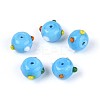 Handmade Lampwork Bumpy Beads LAMP-ZX003-07-04-1